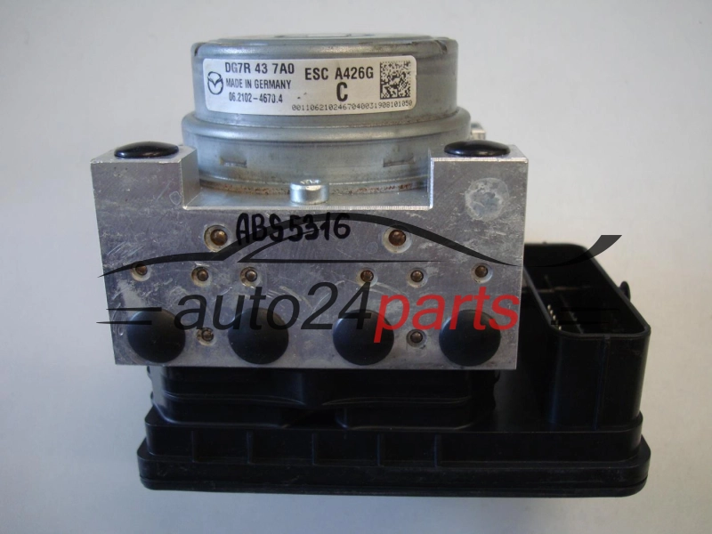 ABS POMPA I STEROWNIK MAZDA DG7R437A0, 06.2102-46704, 06210246704, 28516425003, 28.5164-2500.3