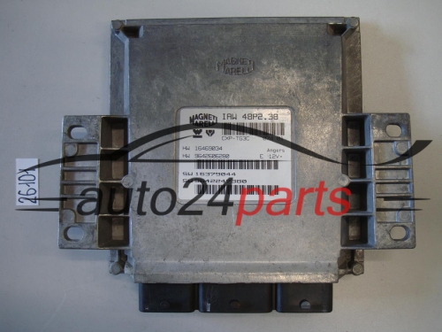 KOMPUTER STEROWNIK SILNIKA PEUGEOT 206 MAGNETI MARELLI IAW 48P2.38, IAW48P238, 16469034, 9642606280, 16379044, 9642247380