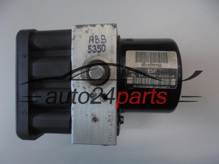 ABS POMPA I STEROWNIK PEUGEOT 9649026780, 10.0960-1123.3, 10096011233