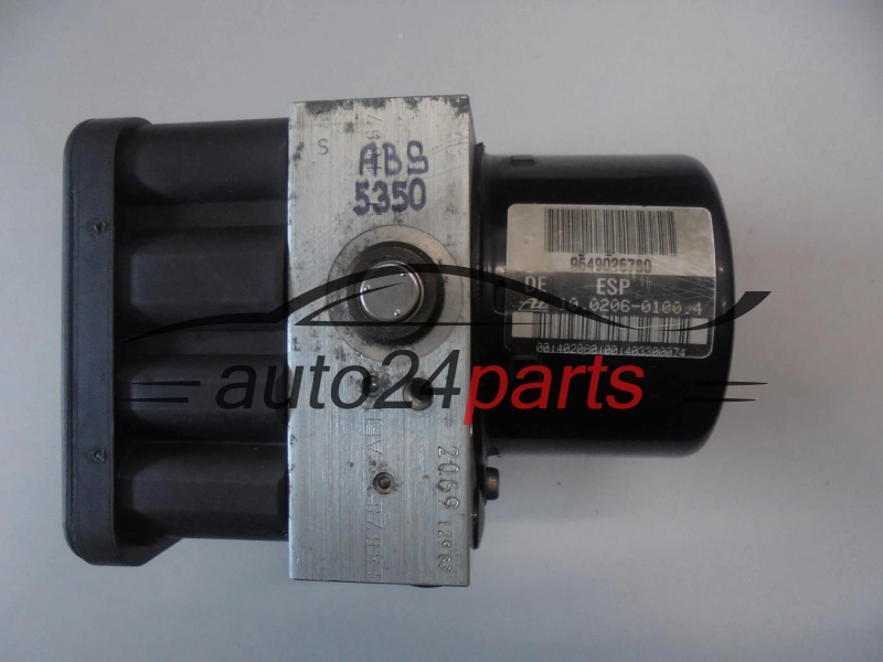 ABS POMPA I STEROWNIK PEUGEOT 9649026780, 10.0960-1123.3, 10096011233