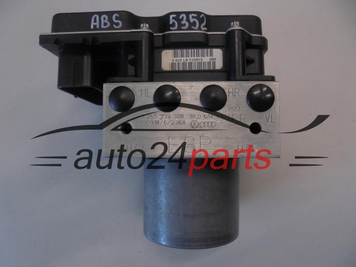 Bomba ABS y centralita AUDI BOSCH 0 265 239 308, 0265239308, 8K0614517FR, 8K0907379CC, 0265951998