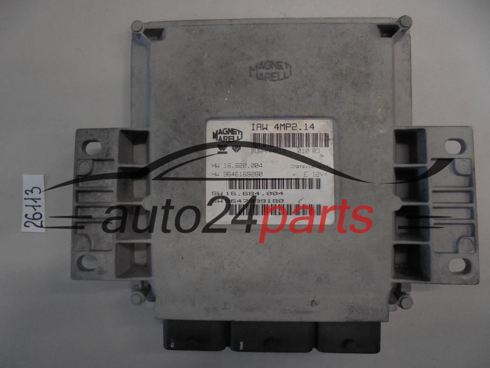 KOMPUTER STEROWNIK SILNIKA PEUGEOT IAW 4MP2.14, IAW4MP214, IAW4MP2.14, 9647999180