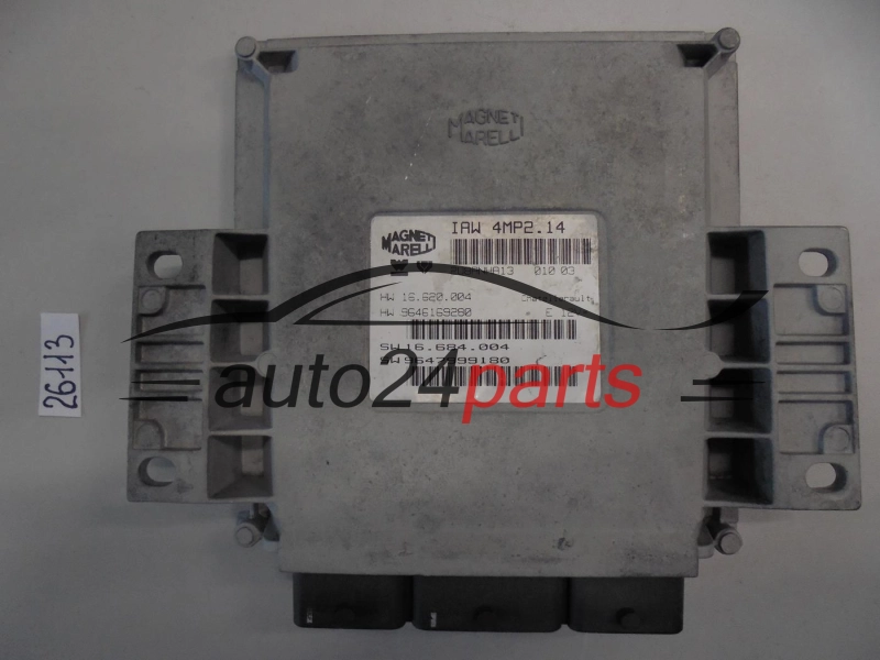 KOMPUTER STEROWNIK SILNIKA PEUGEOT IAW 4MP2.14, IAW4MP214, IAW4MP2.14, 9647999180