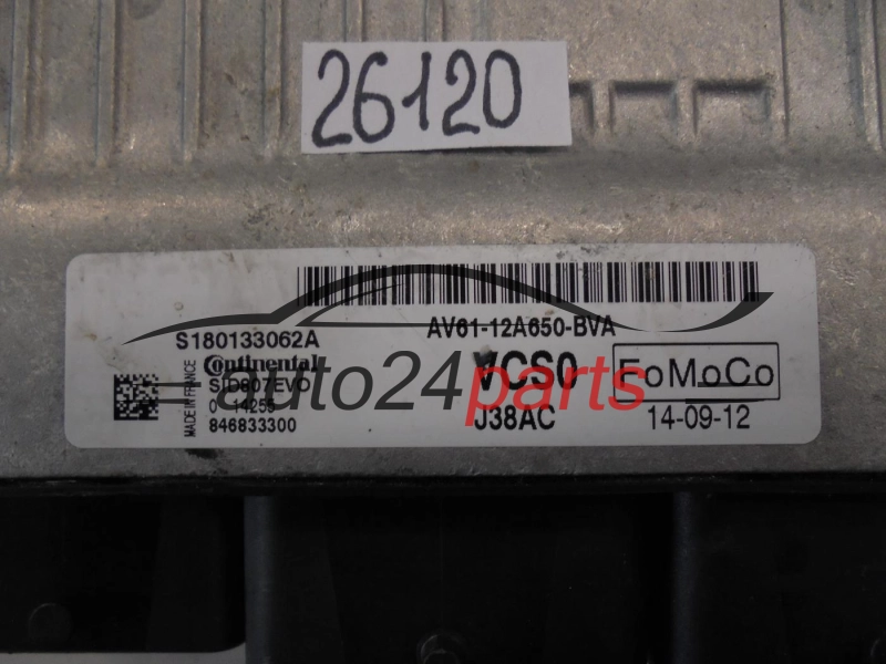 KOMPUTER STEROWNIK SILNIKA FORD AV61-12A650-BVA, AV6112A650BVA, S180133062A, SID807EVO