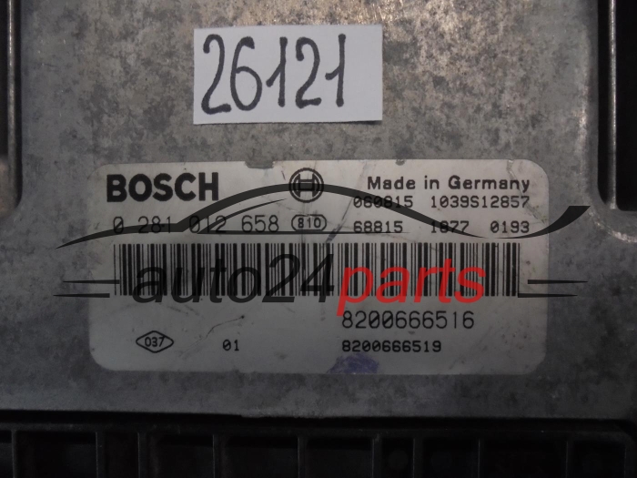 RENAULT MASTER TRAFIC BOSCH 0 281 012 658, 0281012658, 8200666516