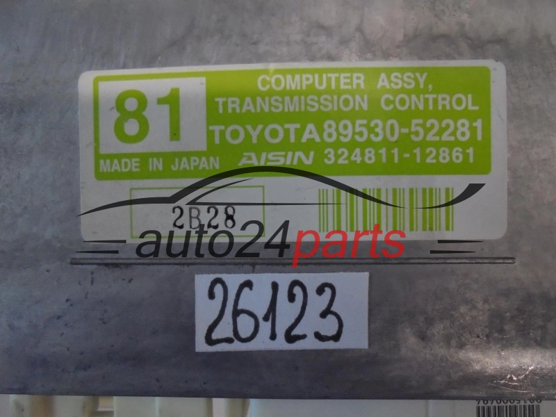 STEROWNIK SKRZYNI AUTOMATYCZNEJ TOYOTA 89530-52281, 8953052281, 32481112861, 324811-12861