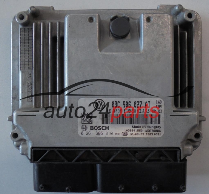 VOLKSWAGEN SCIROCCO 1.4 TSI 03C906027AT, 03C 906 027 AT, 03C907309B, 03C 907 309 B, BENZIN MED17.5.5 CAVD 5859, BOSCH 0261S05810, 0 261 S05 810