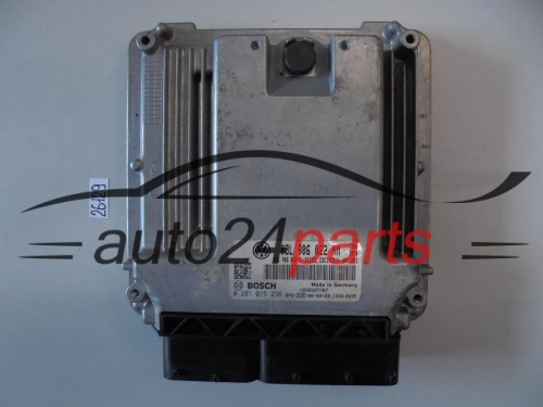 KOMPUTER STEROWNIK SILNIKA AUDI VW VOLKSWAGEN BOSCH 0 281 015 236, 0281015236, 03L 906 022 HM, 03L906022HM, EDC17CP14