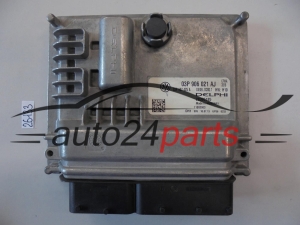 KOMPUTER STEROWNIK SILNIKA VW VOLKSWAGEN POLO 1.2 TDI DELPHI 28395185, 03P 906 021 AJ, 03P906021AJ, 03P 907 425 A, 03P907425A
