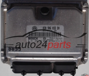 CALCULATEUR MOTEUR VW VOLKSWAGEN POLO, LUPO 1.0, BOSCH 0 261 206 747, 0261206747, 030 906 032 BH, 030906032BH, ME7.5.10