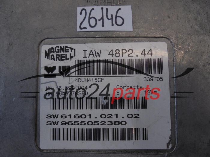 KOMPUTER STEROWNIK SILNIKA FIAT BOXER JUMPER IAW48P2.44, IAW48P244, 9655052380