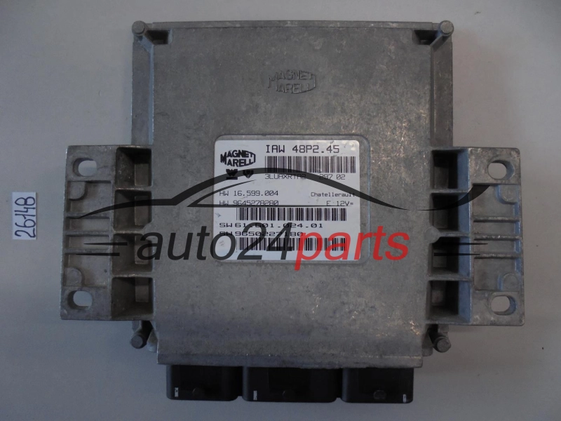 KOMPUTER STEROWNIK SILNIKA CITROEN FIAT IAW48P2.45, IAW48P245, 9650227180