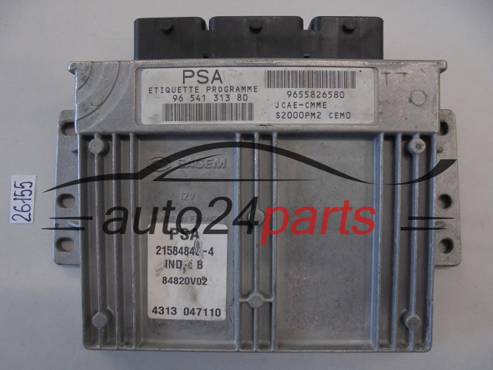 KOMPUTER STEROWNIK SILNIKA CITROEN PEUGEOT 21584840-4, 215848404, 9654131380, 9655826580