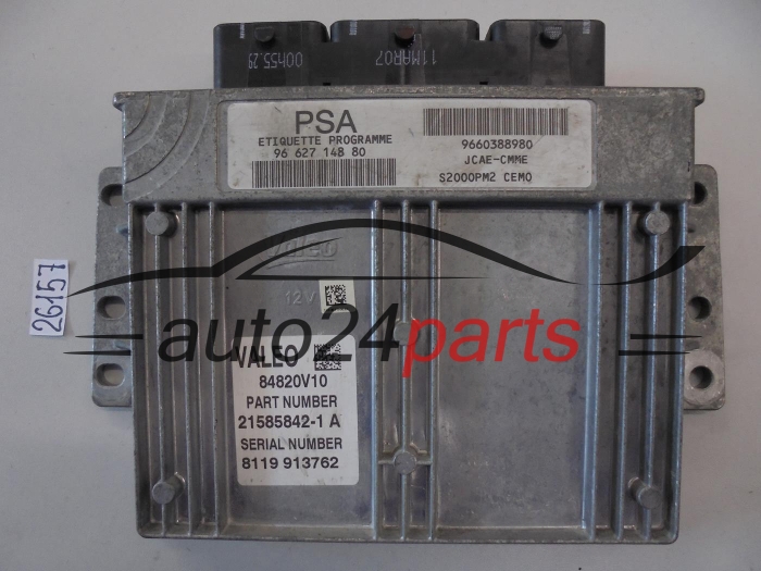 KOMPUTER STEROWNIK SILNIKA CITROEN PEUGEOT 21585842-1, 215858421, 9662714880, 9660388980