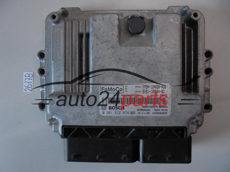 KOMPUTER STEROWNIK SILNIKA FORD 0261S12874, FM5A-12A650-ADB, FM5A12A650ADB