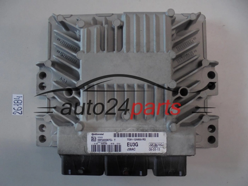 KOMPUTER STEROWNIK SILNIKA FORD 7G9112A650RG, 7G91-12A650-RG, 5WS40587G-T, 5WS40587GT, SID206