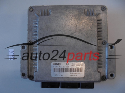KOMPUTER STEROWNIK SILNIKA RENAULT MASTER 2.5 DCI BOSCH 0 281 011 254, 0281011254 HOM8200236624 8200236618