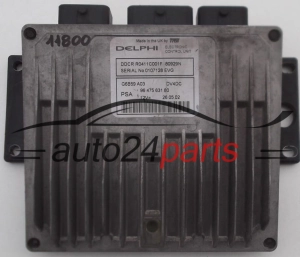 KOMPUTER STEROWNIK SILNIKA PEUGEOT, CITROEN 1.5 DDCR R0411C001F, DDCRR0411C001F, 96 475 631 80, 9647563180, 0107734 EVG -  