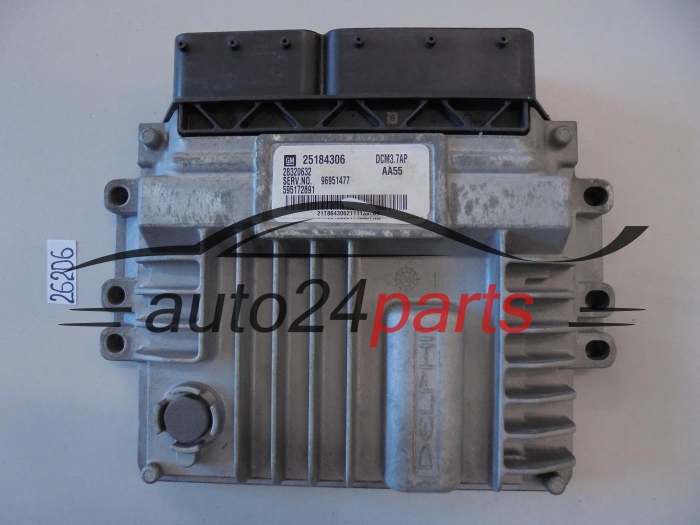 KOMPUTER STEROWNIK SILNIKA CHEVROLET CAPTIVA OPEL ANTARA 25184306, 595172891, 96951477, DCM3.7AP