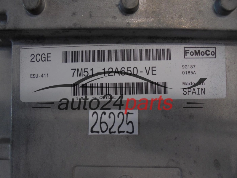 KOMPUTER STEROWNIK SILNIKA FORD FOCUS 1.8, 7M51-12A650-VE, 7M5112A650VE, 2CGE