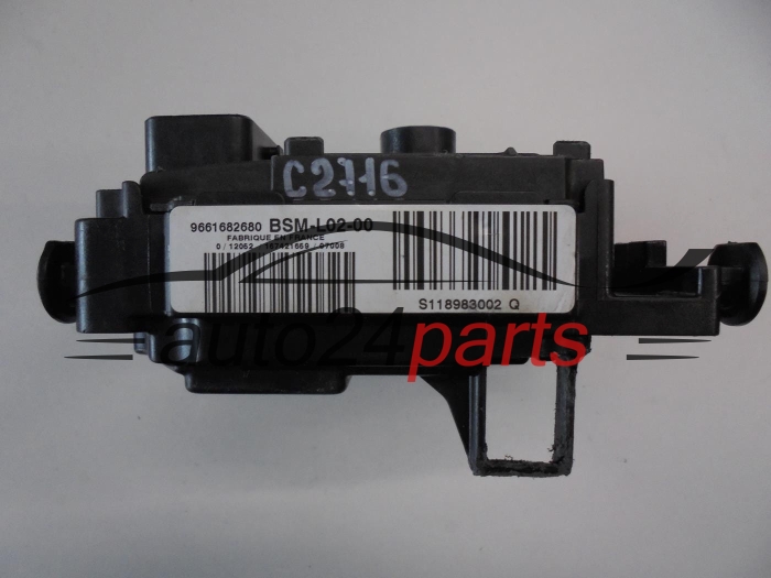 CENTRALKA MODUL STEROWNIK KOMFORTU PEUGEOT S118983002Q, BSM-L02-00, BSML0200