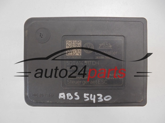 POMPA ABS I STEROWNIK VOLKSWAGEN SKODA 5Q0 614 517 DH 5Q0614517DH 28.5158-7652.3 28515876523