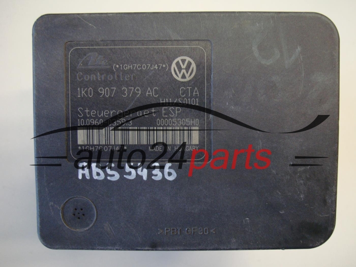Bomba ABS y centralita VOLKSWAGEN AUDI GOLF SKODA 1K0614518 / 10039933384 / 1K0907379AC / 10096003593