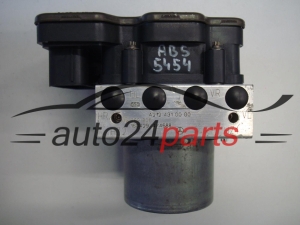 ABS PUMPE BLOCK HYDRAULIKPUMPE STEUERGERÄT MERCEDES BENZ A2124310000 0265255843 0265956094