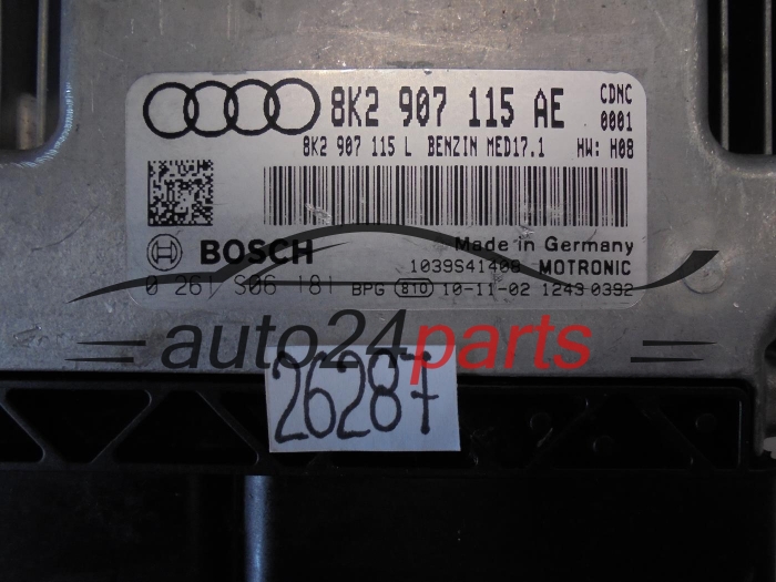 Calculateur moteur Audi 0261S06181 8K2907115AE