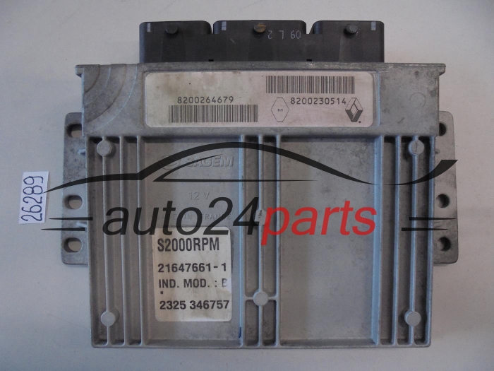 KOMPUTER STEROWNIK SILNIKA RENAULT 21647661-1, 216476611, 8200264679, 8200230514