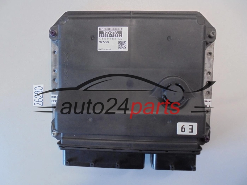 KOMPUTER STEROWNIK SILNIKA TOYOTA RAF 4 89661-42F20, 8966142F20, 175800-9281, 1758009281