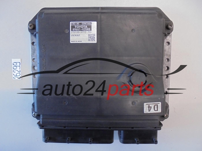 KOMPUTER STEROWNIK SILNIKA TOYOTA RAV4 2.0 D4 89661-42D40, 8966142D40, 275100-3712, 2751003712, 275100-3714, 2751003714
