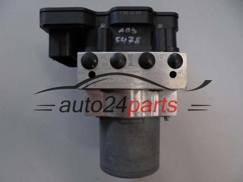 ABS POMPA I STEROWNIK BMW 3451 6858955-01 34516858955-01 3451685895501 0265242665 0265956044
