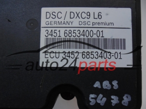 ABS POMPA I STEROWNIK BMW 3451 6858955-01 34516858955-01 3451685895501 0265242665 0265956044