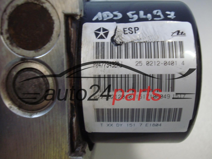 POMPA ABS I POMPA CHRYSLER DODGE P04779492AJ 25.0928-4315.3 25092843153