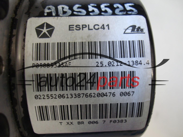 POMPA ABS I STEROWNIK CHRYSLER P05085335AF 25.0928-4301.3 25092843013