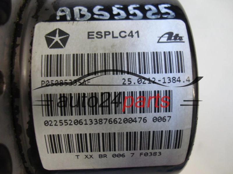 POMPA ABS I STEROWNIK CHRYSLER P05085335AF 25.0928-4301.3 25092843013