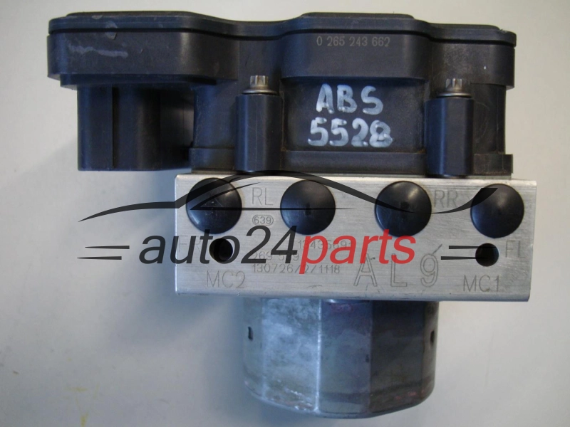 POMPA ABS I STEROWNIK OPEL 0265243662 13435691 0265956075