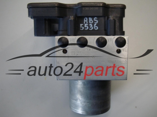 POMPA ABS I STEROWNIK MERCEDES BENZ 0265243549 A2224315112 0265956109
