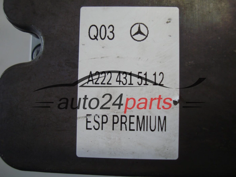 POMPA ABS I STEROWNIK MERCEDES BENZ 0265243549 A2224315112 0265956109