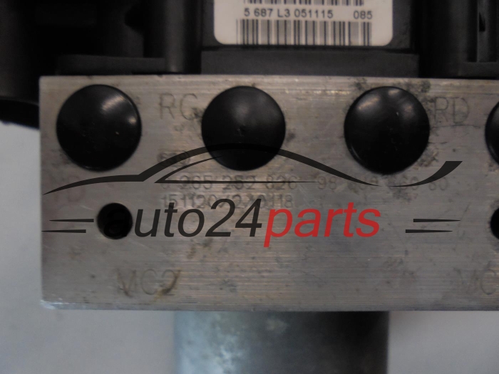 ABS POMPA I STEROWNIK CITROEN PEUGEOT 0265252826, 9808066080, 0265952303