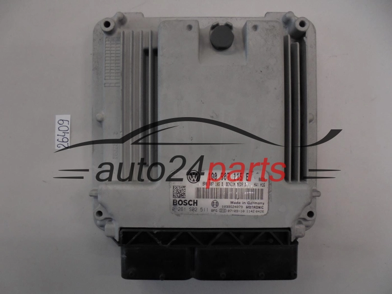 Sterownik silnika VOLKSWAGEN 0261S02511 1Q0907115E MED9.1 - 26409