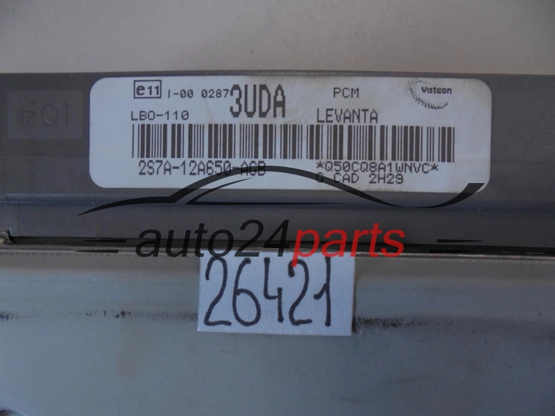 controlador del motor FORD MONDEO 2.0 2S7A12A650AGB 3UDA