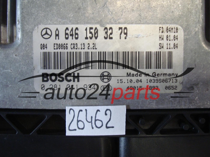 KOMPUTER STEROWNIK SILNIKA MERCEDES BENZ 0281011934 A6461503279 CR3.13