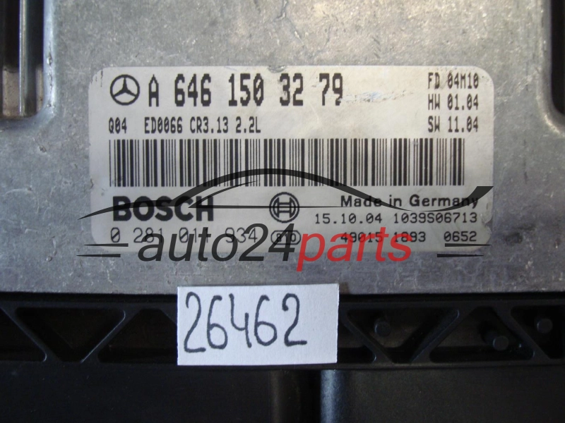 KOMPUTER STEROWNIK SILNIKA MERCEDES BENZ 0281011934 A6461503279 CR3.13