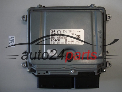 KOMPUTER STEROWNIK SILNIKA MERCEDES W204 C300 3.0 CDI BOSCH 0261209398, 0 261 209 398 A2721539891, 2721539891, A 272 153 98 91