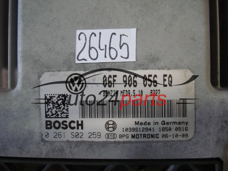 Sterownik silnika SKODA 0261S02259 06F906056EQ MED9.510 - 26465