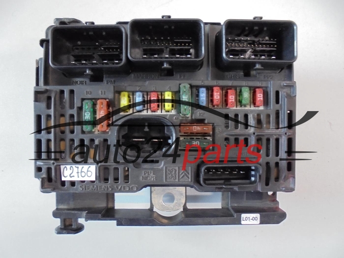 CENTRALKA MODUL STEROWNIK KOMFORTU PEUGEOT 407 SIEMENS S118983001M, 9656593780, BSM-L01-00