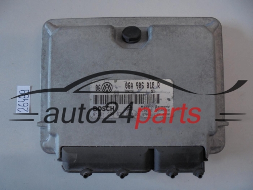KOMPUTER STEROWNIK SILNIKA VW VOLKSWAGEN GOLF 1.8T 06A 906 018 R, 06A906018R, BOSCH 0 261 204 673, 0261204673, BENZIN D03 26SA5112