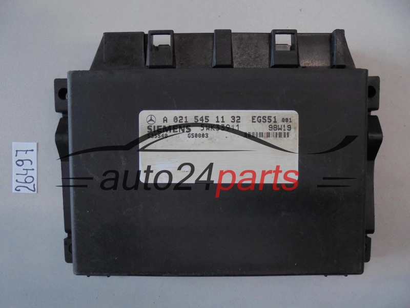 STEROWNIK SKRZYNI AUTOMATYCZNEJ MERCEDES W210 A0215451132, 0215451132, A 021 545 11 32, 5WK33911 EGS51